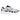 Nike P-6000 Pure Platinum sneakers set fra siden med hvidt mesh-design, læderoverlays i sølv og en detaljeret gummisål