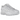 Nike P-6000 Triple White sneakers sideprofil med hvid mesh-overdel, lagdelte læderoverlays, hvide snørebånd og tyk polstret mellemsål