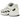 Nike P-6000 Sail Wolf Grey sneakers i sideprofil med cremefarvet overdel i lagdelt mesh, grå læderdetaljer og en klassisk Nike-stribe i siden.