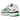 Nike P-6000 Spring Green sneakers i en vinklet profil med hvid mesh-overdel, grønne læderdetaljer og en stødabsorberende hvid sål.