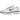 Nike P-6000 White Metallic Silver Black sneakers set fra siden med hvid mesh-overdel, sølvfarvede læderdetaljer og sort swoosh-logo på siden.
