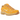 Nike P-6000 University Gold sneakers set fra siden med gyldne overlappende detaljer, hvid mesh-overdel og klassisk Swoosh-logo