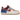 Nike Air Force 1 Low Shadow Light Soft Pink Team Red Blue sneakers i sideprofil med lyserød overdel, røde detaljer og hvid sål