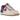 Nike Air Force 1 Low Shadow Light Soft Pink Team Red Blue sneakers i sideprofil med lyserød overdel, røde detaljer og hvid mellemsål