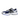 Nike Zoom Vomero 5 White Racer Blue Black sneakers i sideprofil med hvid mesh, blå detaljer, sort swoosh og mønstret sål