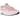 Nike Air Max 1 Strawberry Lemonade sneakers i sideprofil med pink læderdetaljer, reflekterende stænk-mønster og en hvid mellemsål med synlig Air unit.