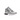 Nike Air Zoom Spiridon Cage 2 Metallic Silver sneakers i en vinklet profil med den ikoniske metalfarvede overdel og synlig Zoom Air-enhed i hælen