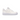 Nike Air Force 1 LX Reveal Black Swoosh sneakers i en klassisk sideprofil med hvid overdel, detaljeret perforeret tåboks og tydeligt sort Swoosh-logo
