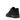 Nike Air Force 1 Low '07 WB Triple Black Nubuck sneakers i profilvisning med overdel i sort nubuck, matchende snørebånd og solid sort sål