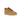 Nike Air Force 1 Low Flax Wheat sneakers i en flot vinklet visning, der viser overdel i hvedefarvet nubuck, matchende snørebånd og gummiydersål.