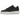 Nike Air Force 1 Pixel Black White sneakers set fra siden med sort overdel i læder, udskåret swoosh og en chunky, pixel-inspireret hvid sål