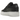 Nike Air Force 1 Pixel Black White sneakers set fra siden med sort læderoverdel, unik pixeleret mellemsål og hvid Nike Swoosh.
