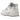 Nike Dunk Low Disrupt Photon Dust sneakers i sideprofil med grå og hvide læderdetaljer, synlige snørebånd og en chunky, hvid gummisål.