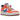 Nike Dunk Low Disrupt Supa sneakers i skrå vinkel med hvid og orange overdel, tyk platformssål og detaljeret snøring i hvid.
