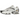 Nike Air Max Plus 3 Leather White Black sneakers sideprofil med hvid læderoverdel, sort gradient-detaljer og synlig Air-stødabsorbering