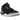 Air Jordan 3 Retro Off Noir sneakers i en vinklet visning med sort ruskindsoverdel, ikonisk elefantprint og den synlige Air-enhed i hælen
