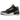 Air Jordan 3 Retro Black Cement Gold sneakers set fra siden med ikonisk sort læderoverdel, elefantprint-detaljer og gulddetaljer på snørebånd.
