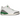 Air Jordan 3 Retro Lucky Green sneakers sideprofil med hvid læderoverdel, elefantprint-detaljer ved tå og hæl samt markante grønne detaljer.