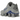 Nike Shox TL Wolf Grey Metallic Silver Blue sneakers i sideprofil med sølvgrå overdel, blå accenter og den ikoniske stødabsorberende Shox-sål