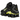 Nike Shox TL Black Dynamic Yellow Metallic Silver sneakers fra siden med sort overdel, gule detaljer og den karakteristiske mekaniske Shox-mellemsål.