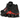Nike Shox TL Black University Red sneakers set fra siden med sort overdel i mesh, karakteristiske stødabsorberende Shox-søjler og rød detalje