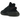 Adidas Yeezy Boost 350 V2 Black Red sneakers set fra siden med sort Primeknit-overdel, ikonisk rød SPLY-350 tekst og sort mellemsål.