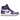 Air Jordan 1 High Zoom Air CMFT Crater Purple sneakers i en sideprofil med grå og lilla nuancer, ruskindsdetaljer og en spraglet sål.