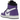 Air Jordan 1 High Zoom Air CMFT Crater Purple sneakers i en skrå vinkel, med lilla ruskindspaneler, grå Swoosh og en hvid sål med synlige detaljer.