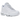 Nike Air Max 95 Essential White Grey Fog sneakers i sidoprofil med hvide og grå lagdelt overdel, snørebånd og synlig Air-dæmpning i sålen