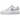 Nike Air Force 1 Low White Pink Glaze sneakers i profil med hvid læderoverdel, lyserødt swoosh og klassisk hvid gummisål