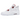 Air Jordan 4 Retro Metallic Red sneakers set fra siden med hvid læderoverdel, røde metaldetaljer ved snørebåndene og synlig Air-sålenhed