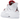 Air Jordan 4 Retro Metallic Red sneakers set fra siden med hvid læderoverdel, røde metaldetaljer ved snørehullerne og synlig Air-enhed i sålen