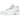 Air Jordan 3 Retro Pure Money 2025 sneakers i sideprofil, udført i helt hvidt læder med grå detaljer og klassisk elephant print på hæl og tå