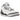 Air Jordan 3 Retro Midnight Navy sneakers i en sideprofil, der viser den hvide læderoverdel, grå elefantprintdetaljer og navyblå accenter.