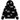 Corteiz x Denim Tears Island Wreath Zip Hoodie Black sneakers frontbillede med grafisk blomsterkrans, fuld lynlås og hvidt brandlogo på brystet
