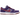 Nike Dunk Low Plum sneakers i profil med overdel i lilla ruskind, mørkerøde detaljer, hvid mellemsål og klassisk Nike swoosh design