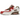 Nike Air Max 90 NRG Bacon 2021 sneakers i sideprofil, med detaljer i rød, pink og hvid, synlig Air-enhed i sålen og hvidt Swoosh-logo på siden
