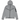 Nike Sportswear Tech Fleece Full-Zip Hoodie Heather Grey/Black sweatshirt, frontvisning i grå med sort lynlås, hætte og Nike logo på brystet.