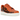 Nike Air Force 1 Low Orange Skeleton Halloween sneakers i profil med levende orange overdel, sort skelettryk og ikonisk gummi-ydersål.