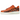 Nike Air Force 1 Low Orange Skeleton Halloween sneakers i profil med skelet-grafik på siden, orange læderoverdel og hvid mellemsål