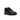 Nike Air Force 1 Low Supreme Black sneakers i en sideprofil med glat sort læderoverdel, matchende sorte snørebånd og et hvidt Supreme-logo ved hælen