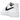 Nike Air Force 1 Low Supreme White Black sneakers set fra siden med hvid læderoverdel og det ikoniske røde Supreme bokslogo på hælen.