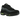 Nike Air Max 95 Logo Black Grey Volt sneakers i profilvisning med ikonisk bølgedesign, volt-gule detaljer og synlig Air-dæmpning i sålen