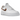 Nike Air Force 1 Low Pixel SE White Leopard sneakers set fra siden med hvid overdel, udskåret Swoosh og en markant, robust sål i et moderne design.