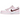 Nike Dunk Low Pink Foam Red White sneakers i sideprofil med pink læderoverlays, rød swoosh-detalje og klassisk hvid mellemsål