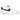 Nike Air Force 1 Low Essential White Black Gold Mini Swoosh sneakers i profil med hvid læderoverdel, guldmini-swoosh og klassisk hvid mellemsål