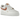 Nike Air Force 1 Low 07 Rust Pink sneakers i en klassisk vinklet profil med hvid læderoverdel og swoosh i støvet lyserød nuance