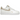 Nike Air Force 1 Low 07 Essential White Beige sneakers i sideprofil med hvid læderoverdel, beige Swoosh-logo og klassisk Air-sål i gummi