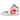 Air Jordan 1 Mid SE Bright Citrus sneakers set fra siden med hvide paneler, orange læderoverlays og det klassiske sorte Swoosh-logo