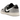 Air Jordan 1 Retro Low OG Black Cement sneakers set fra siden med ikonisk elefantprint-mønster, sort overdel, hvid mellemsål og rød branding